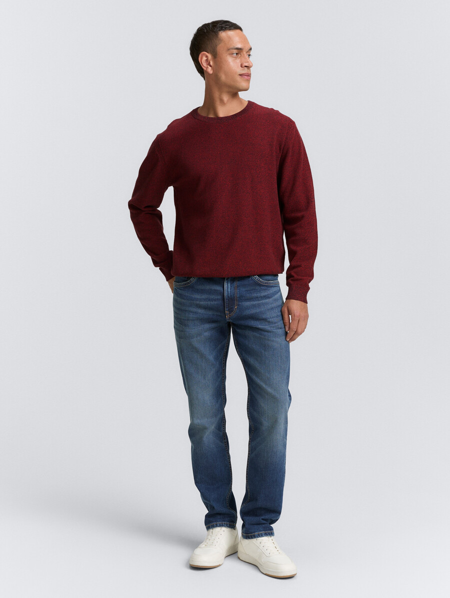 strickpullover aus bio-baumwolle