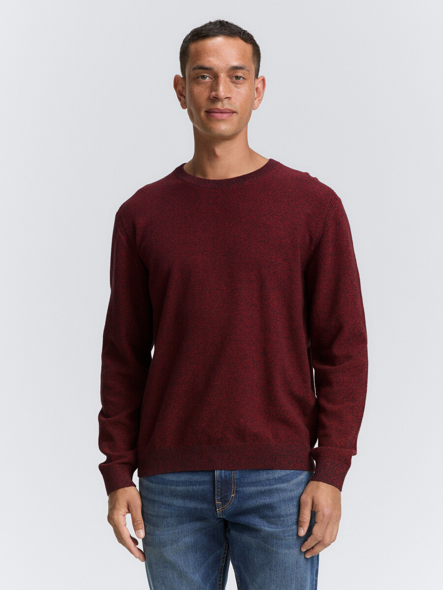 strickpullover aus bio-baumwolle
