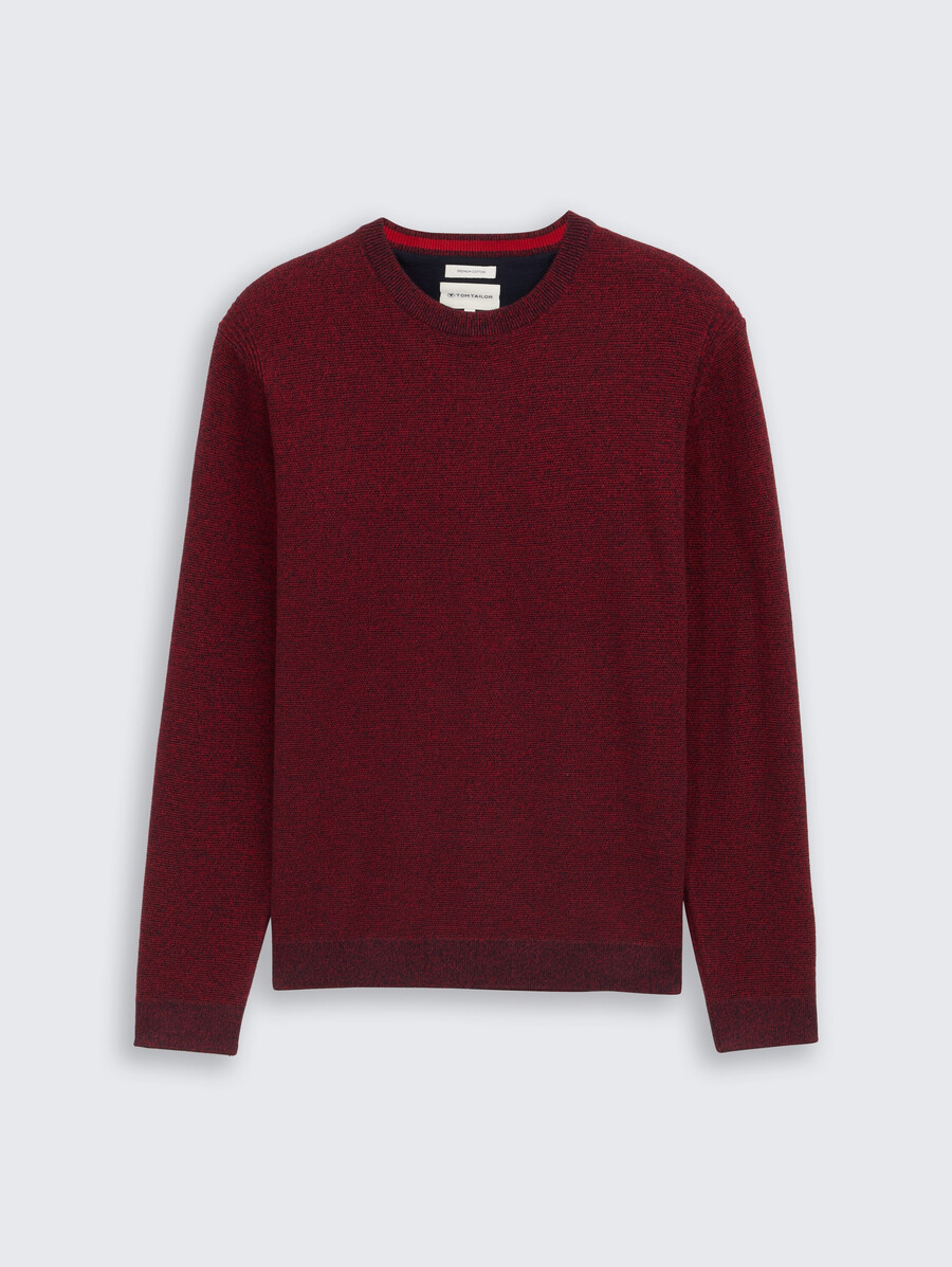 strickpullover aus bio-baumwolle