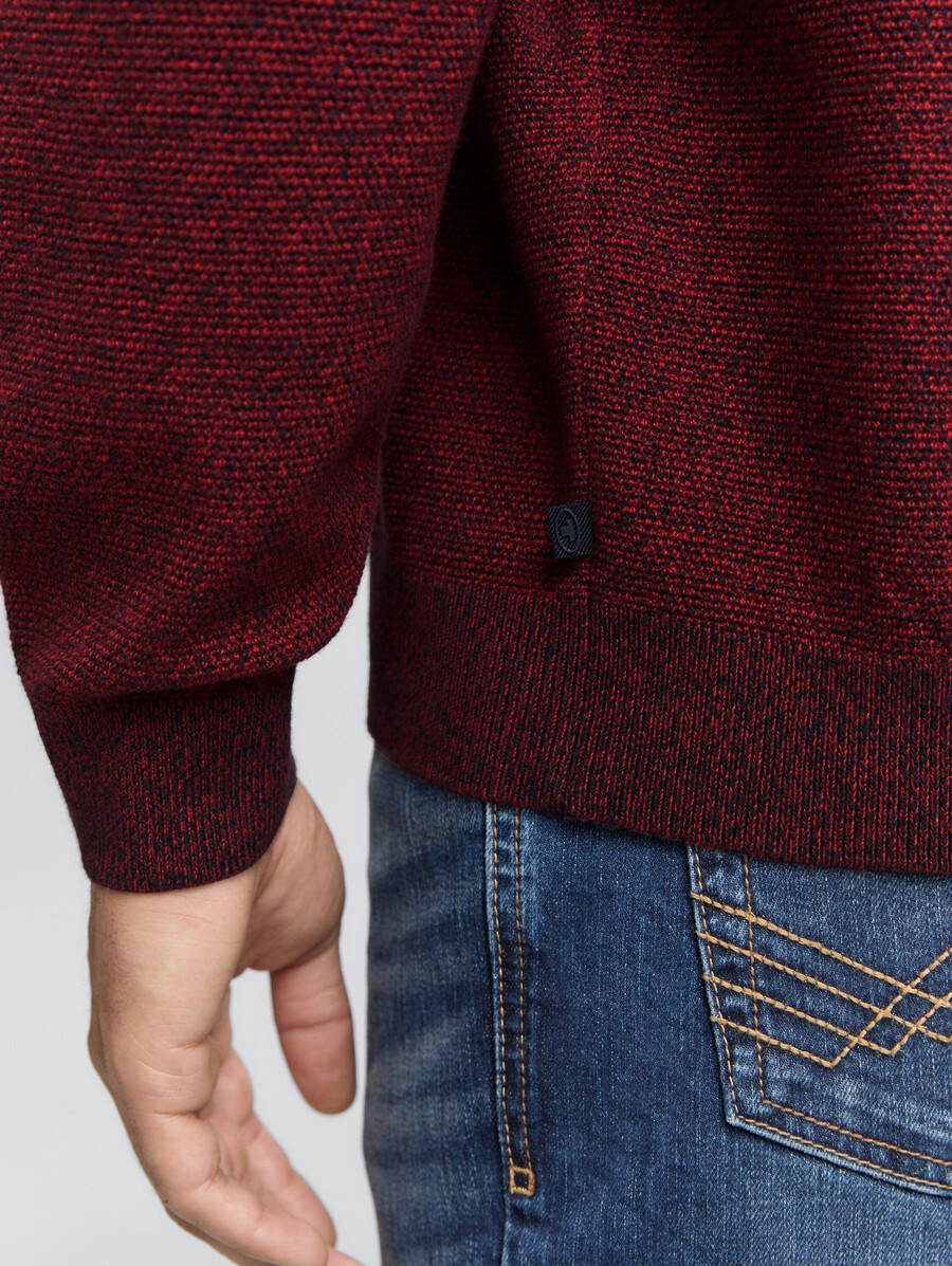 strickpullover aus bio-baumwolle