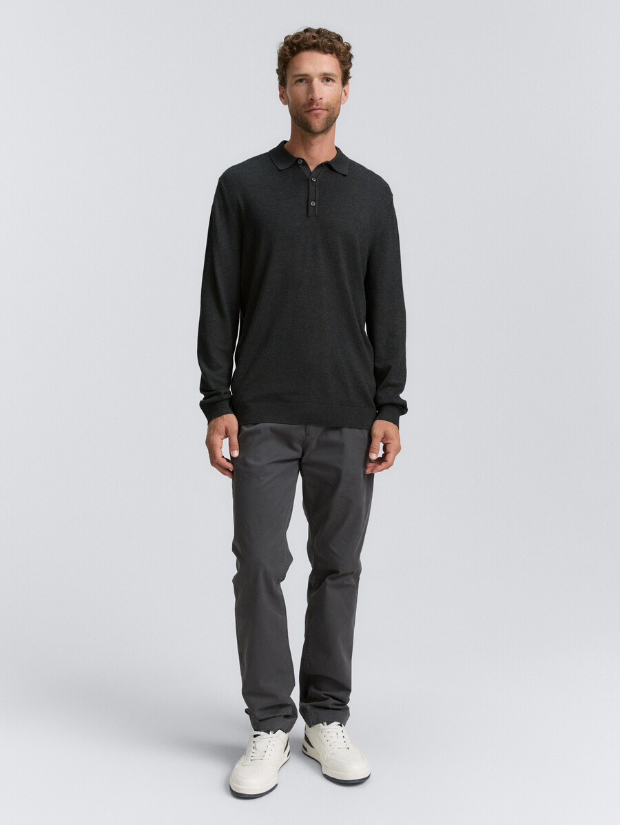 poloshirt aus viskosestrick
