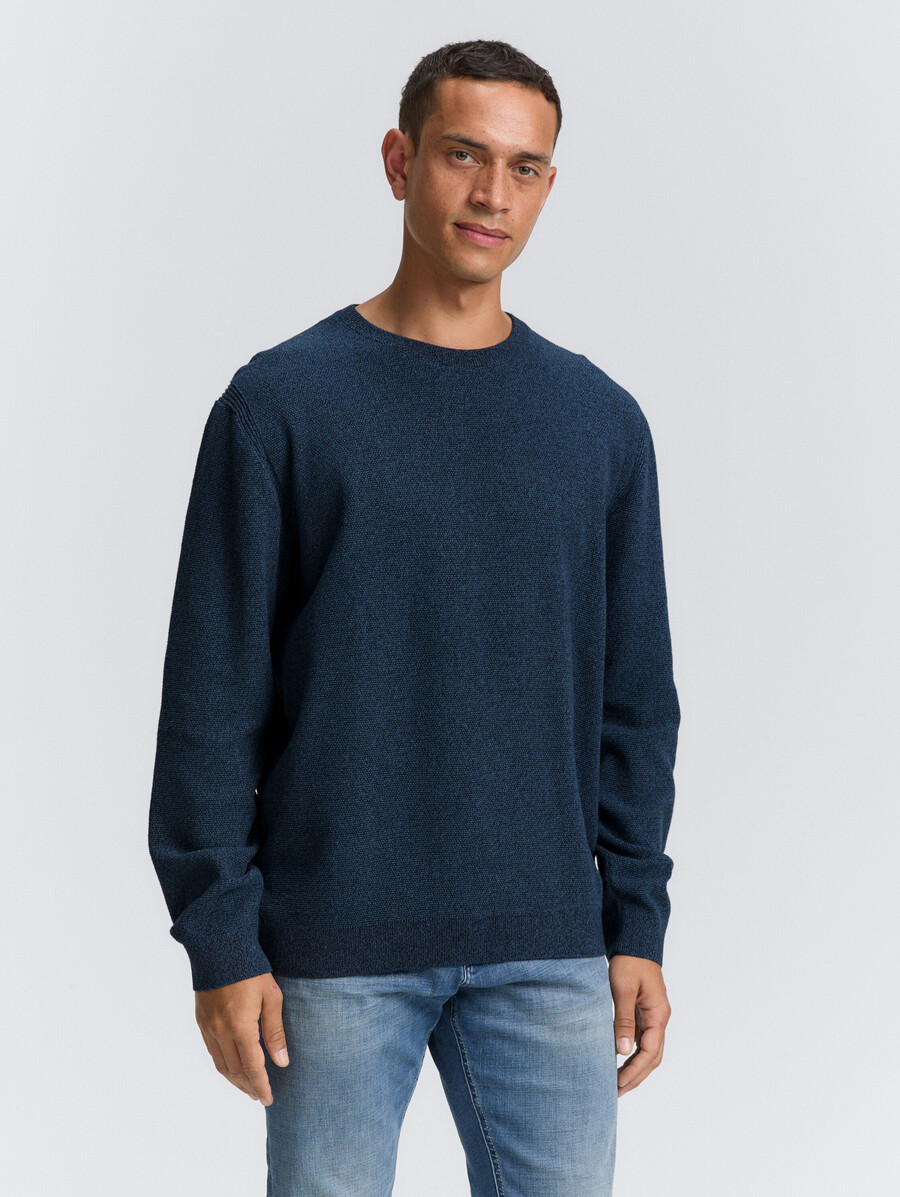 strickpullover aus bio-baumwolle