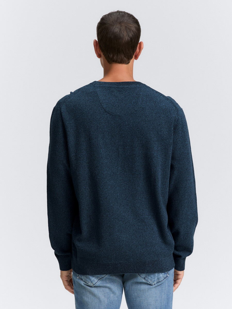 strickpullover aus bio-baumwolle