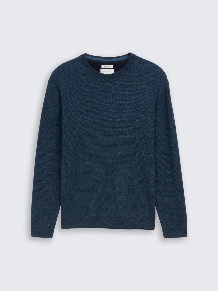 strickpullover aus bio-baumwolle