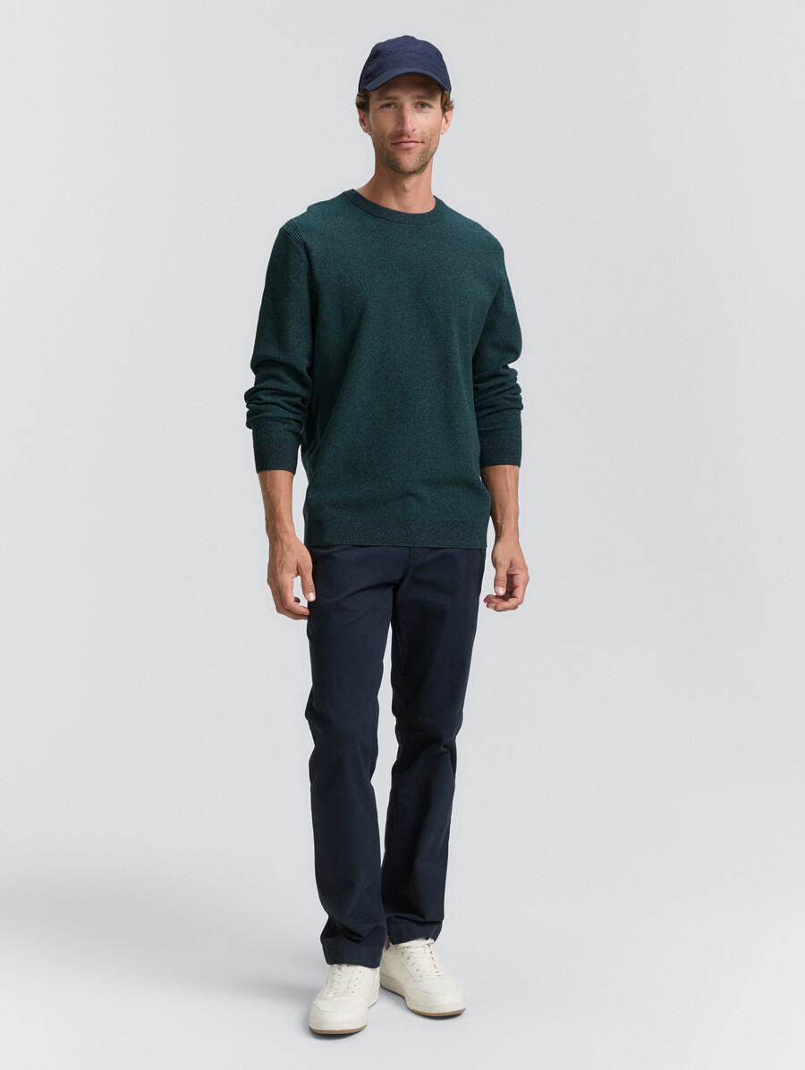 strickpullover aus bio-baumwolle