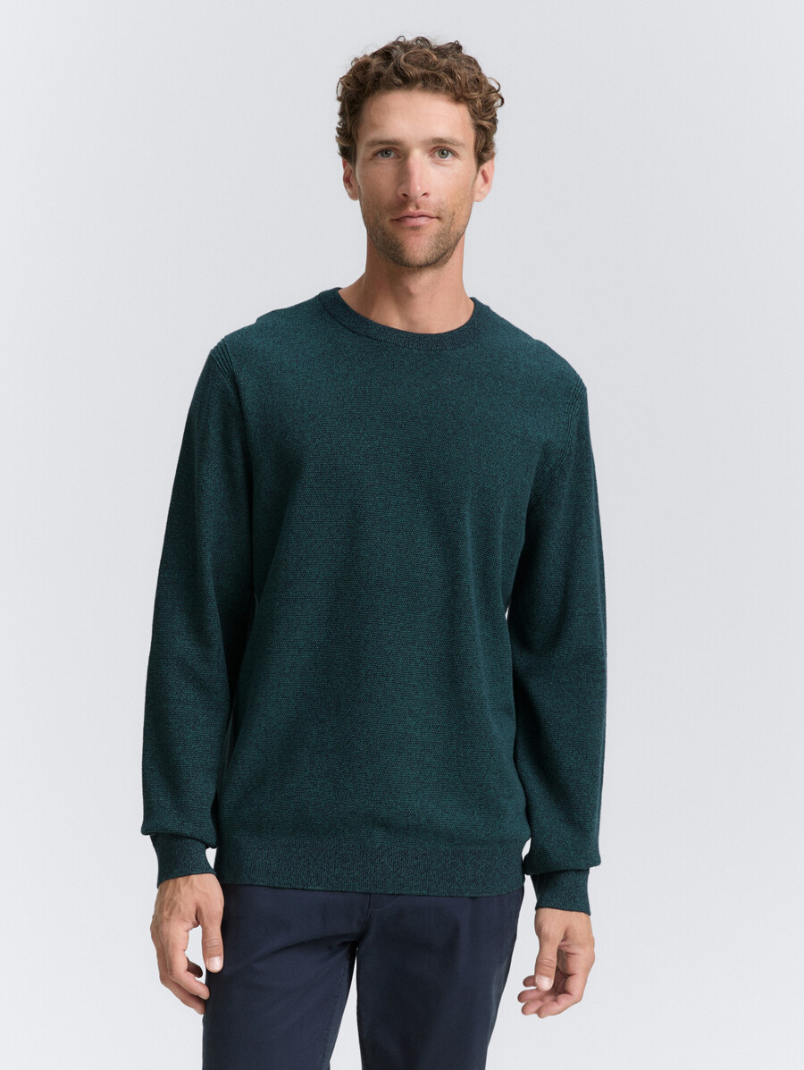 strickpullover aus bio-baumwolle