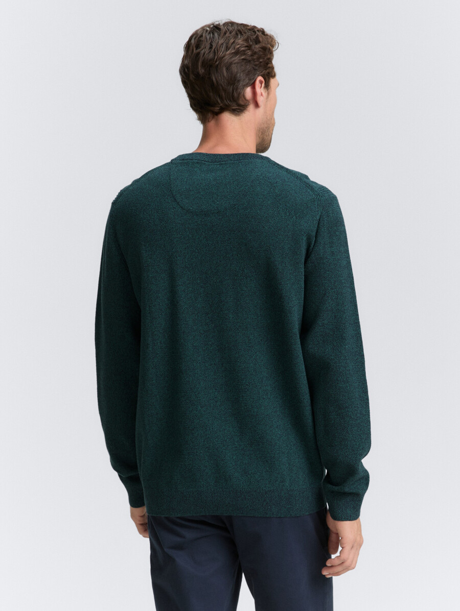 strickpullover aus bio-baumwolle