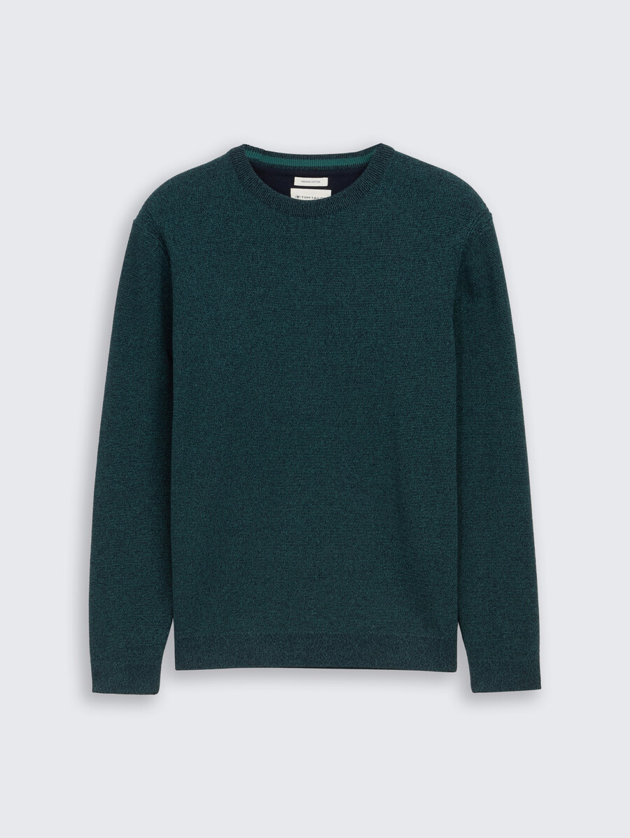 strickpullover aus bio-baumwolle