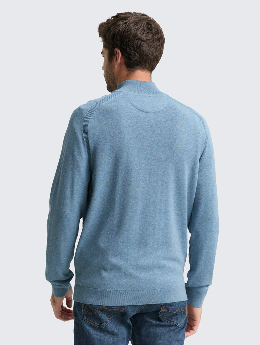 troyer strickpullover mit logostickerei