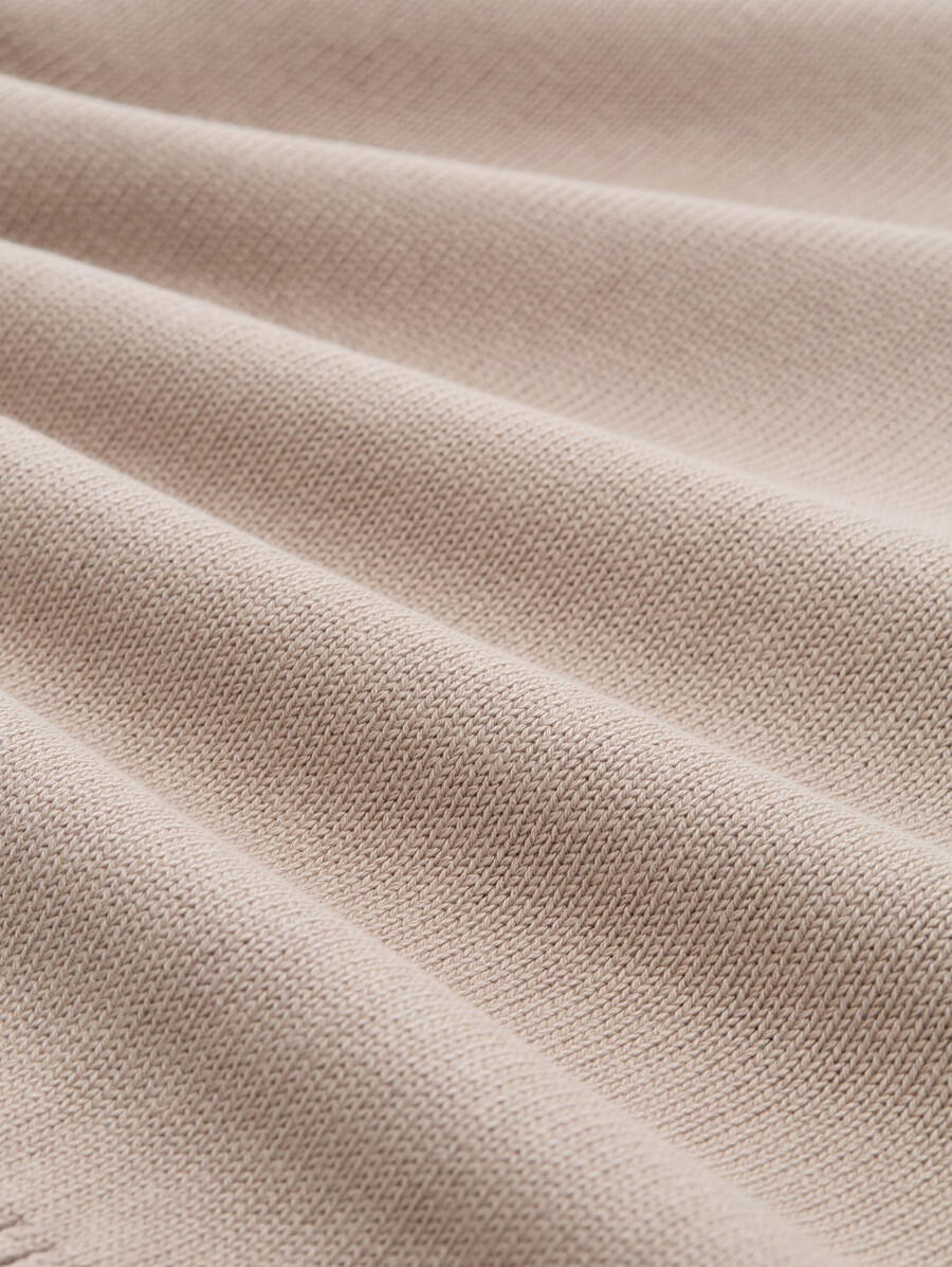 troyer strickpullover in gewaschener baumwolloptik