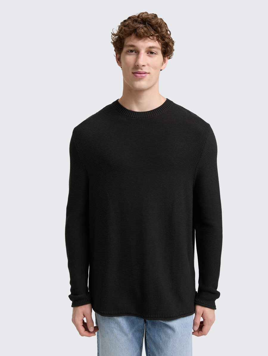 strickpullover in lockerer passform