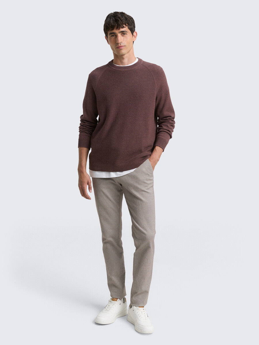 strickpullover mit wollanteil