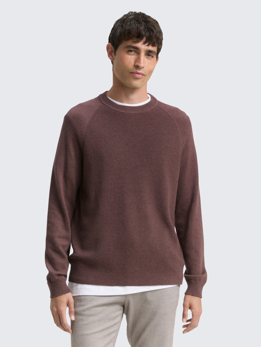 strickpullover mit wollanteil