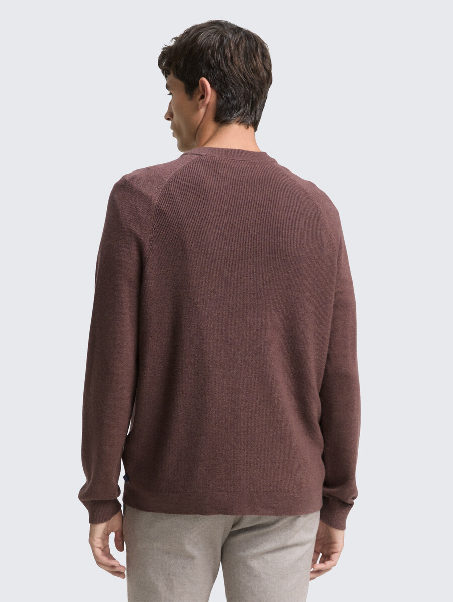strickpullover mit wollanteil