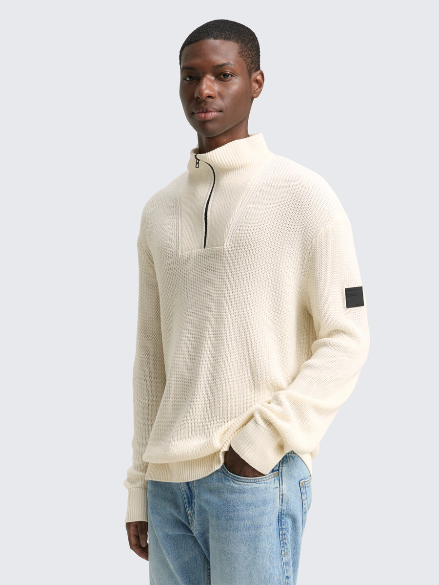 troyer strickpullover in lockerer passform
