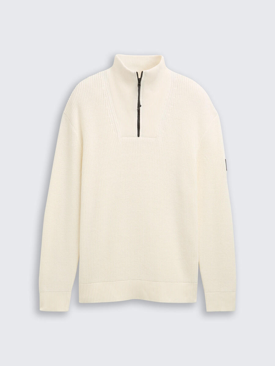 troyer strickpullover in lockerer passform