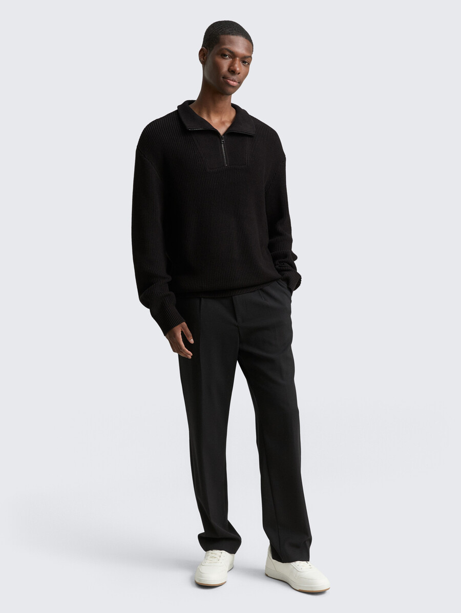 troyer strickpullover in lockerer passform