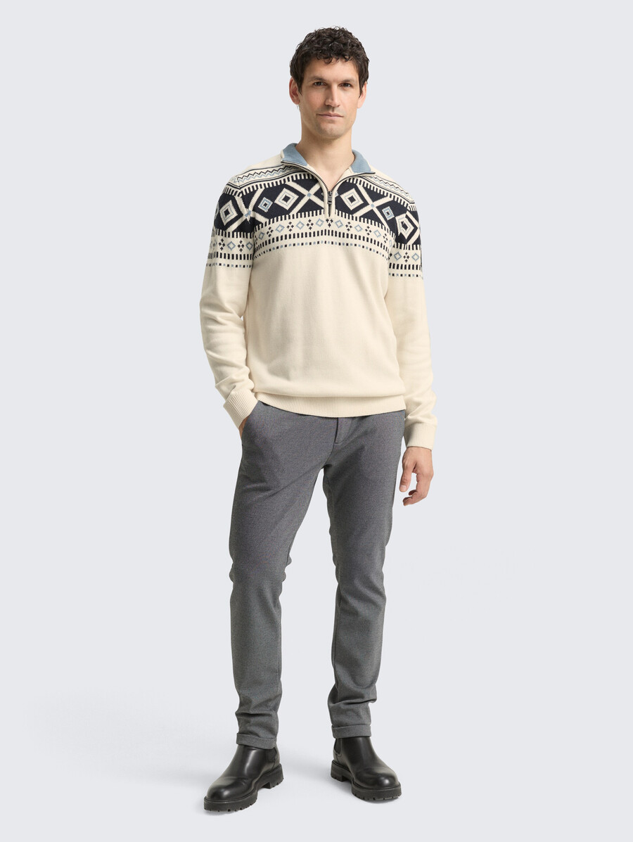 fair isle troyer strickpullover