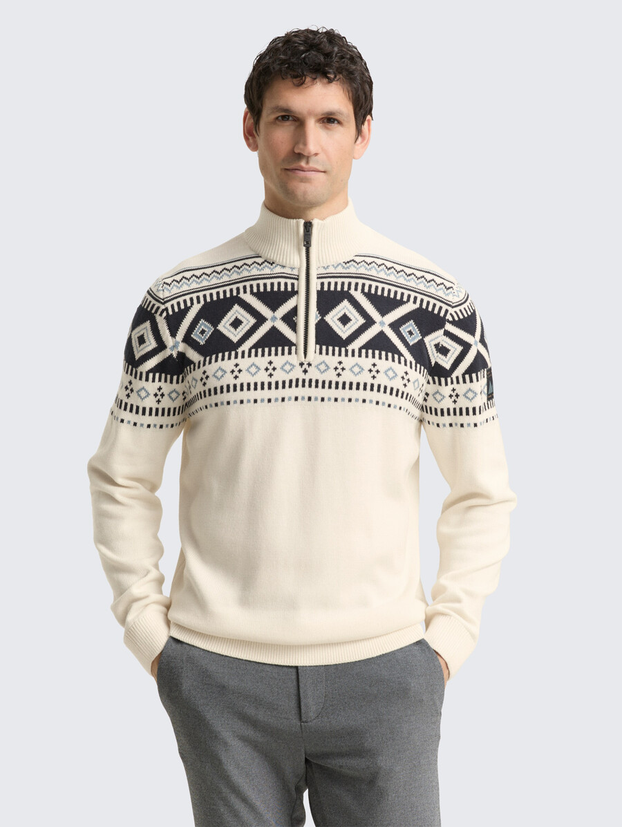 fair isle troyer strickpullover