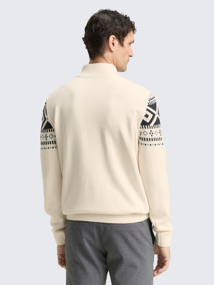fair isle troyer strickpullover