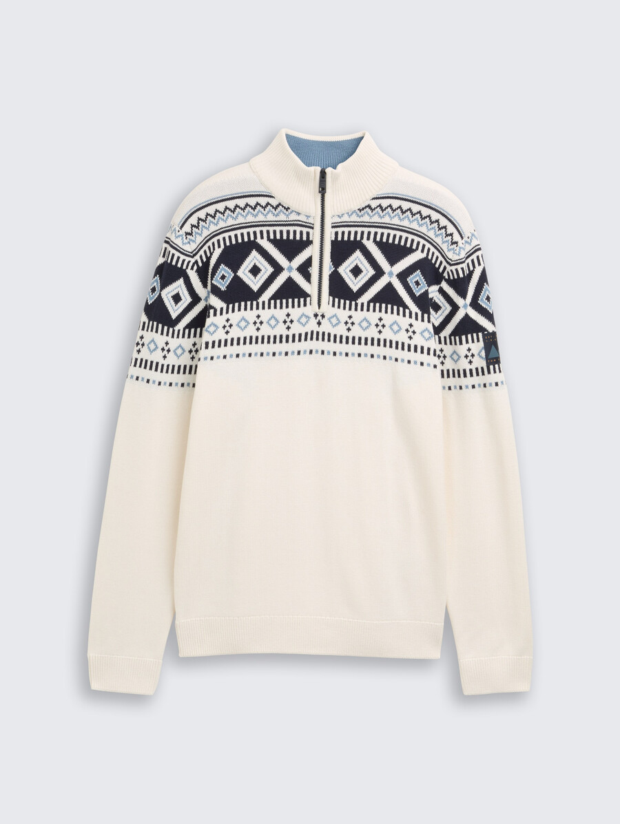 fair isle troyer strickpullover