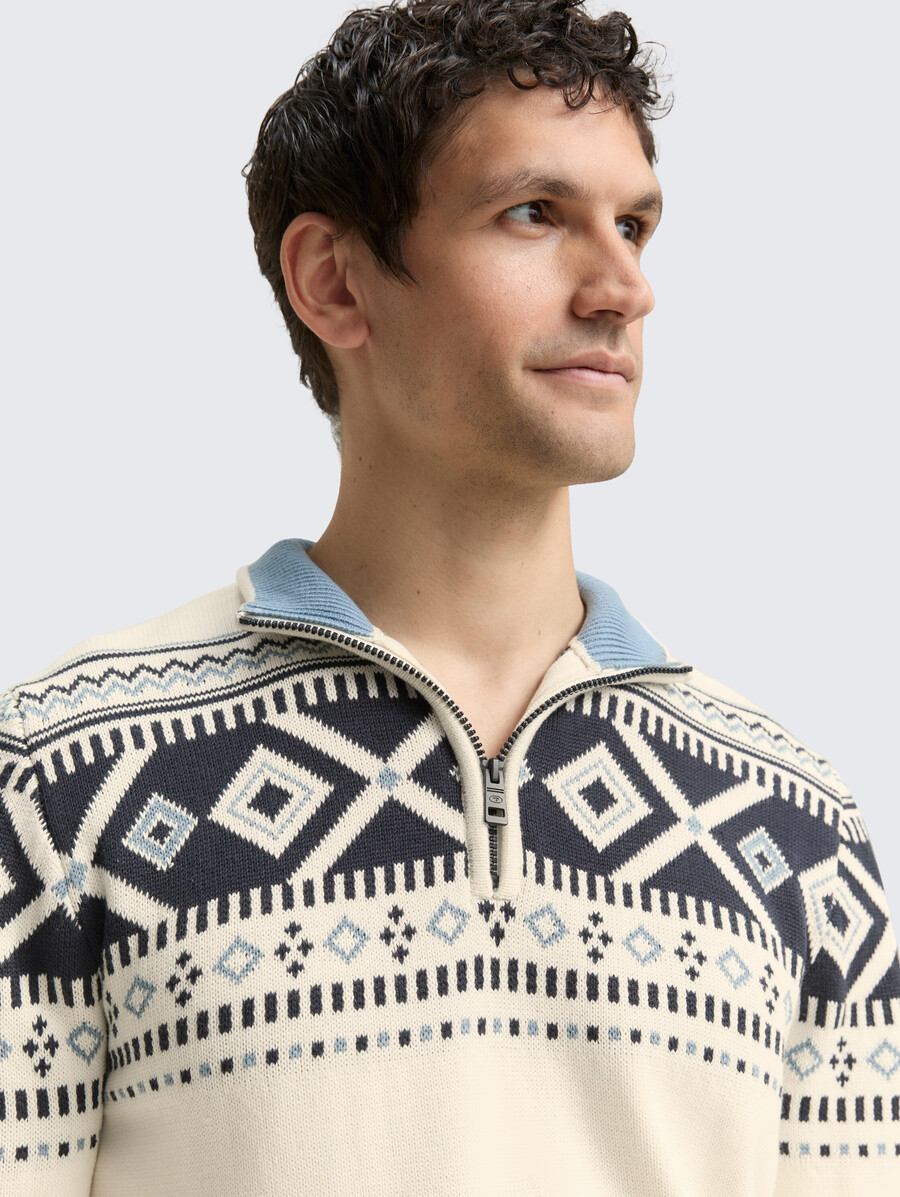 fair isle troyer strickpullover