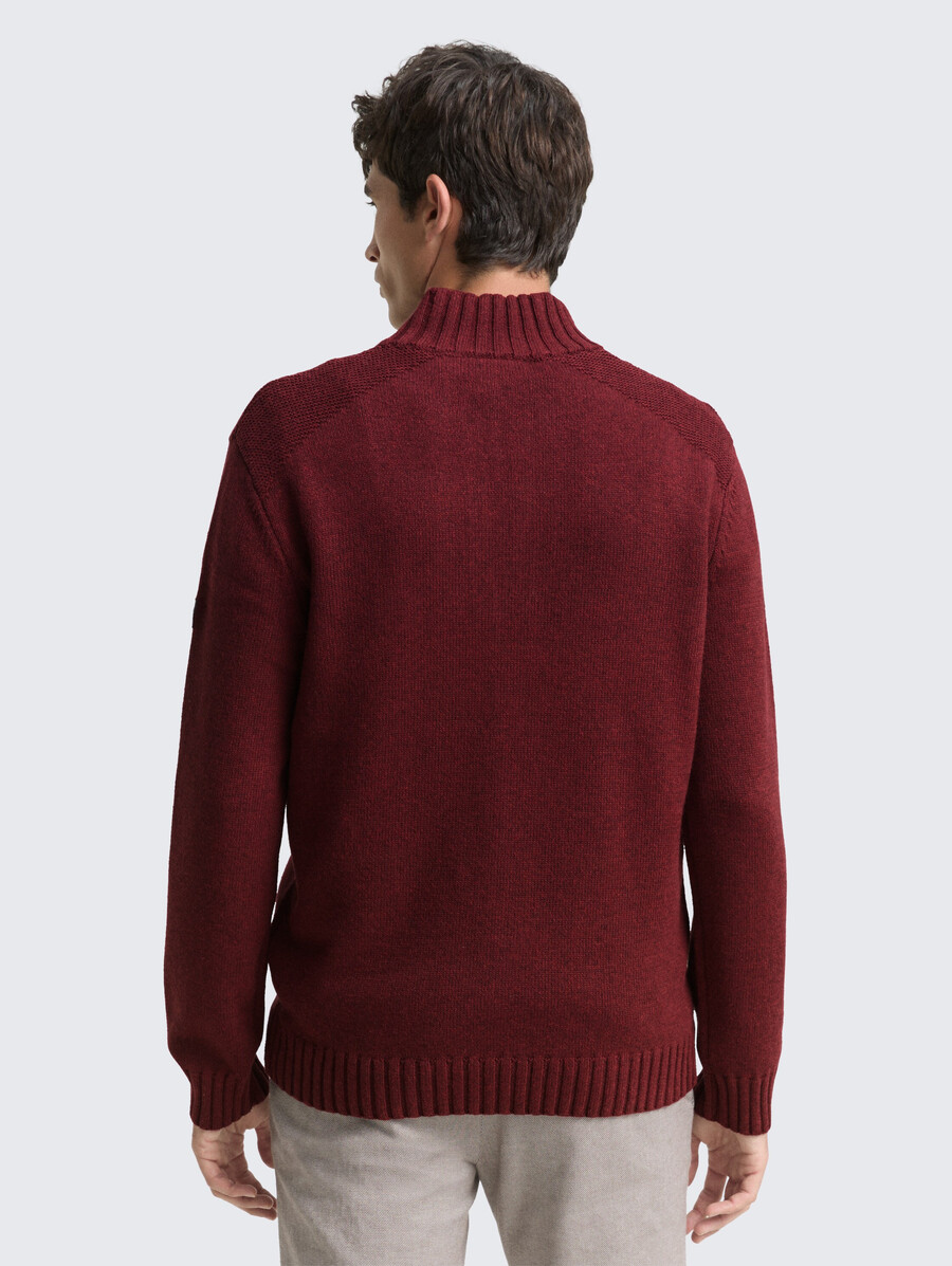 troyer strickpullover mit rippendetails