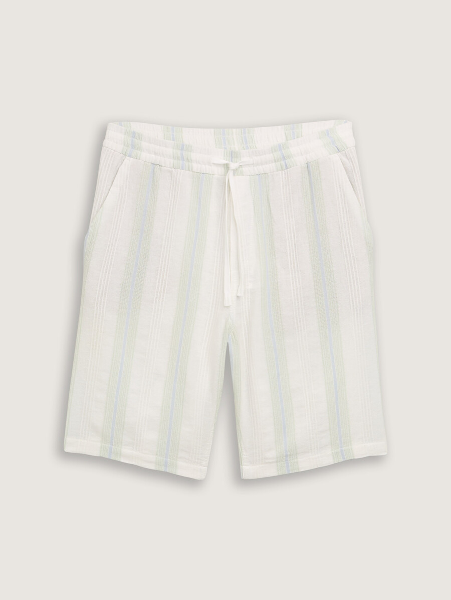 baumwollshorts mit lockerer passform