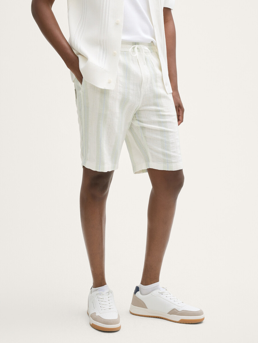 baumwollshorts mit lockerer passform