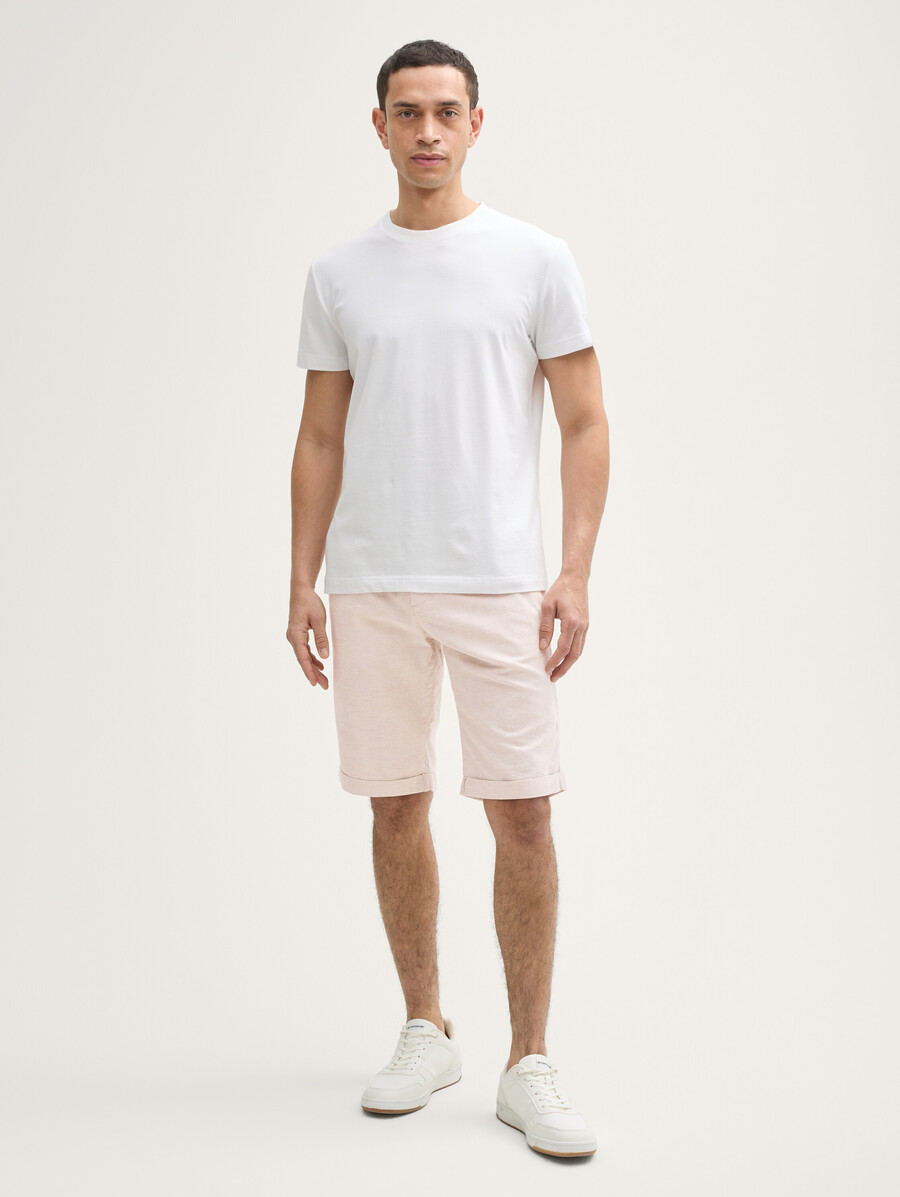 normale shorts mit leinenanteil