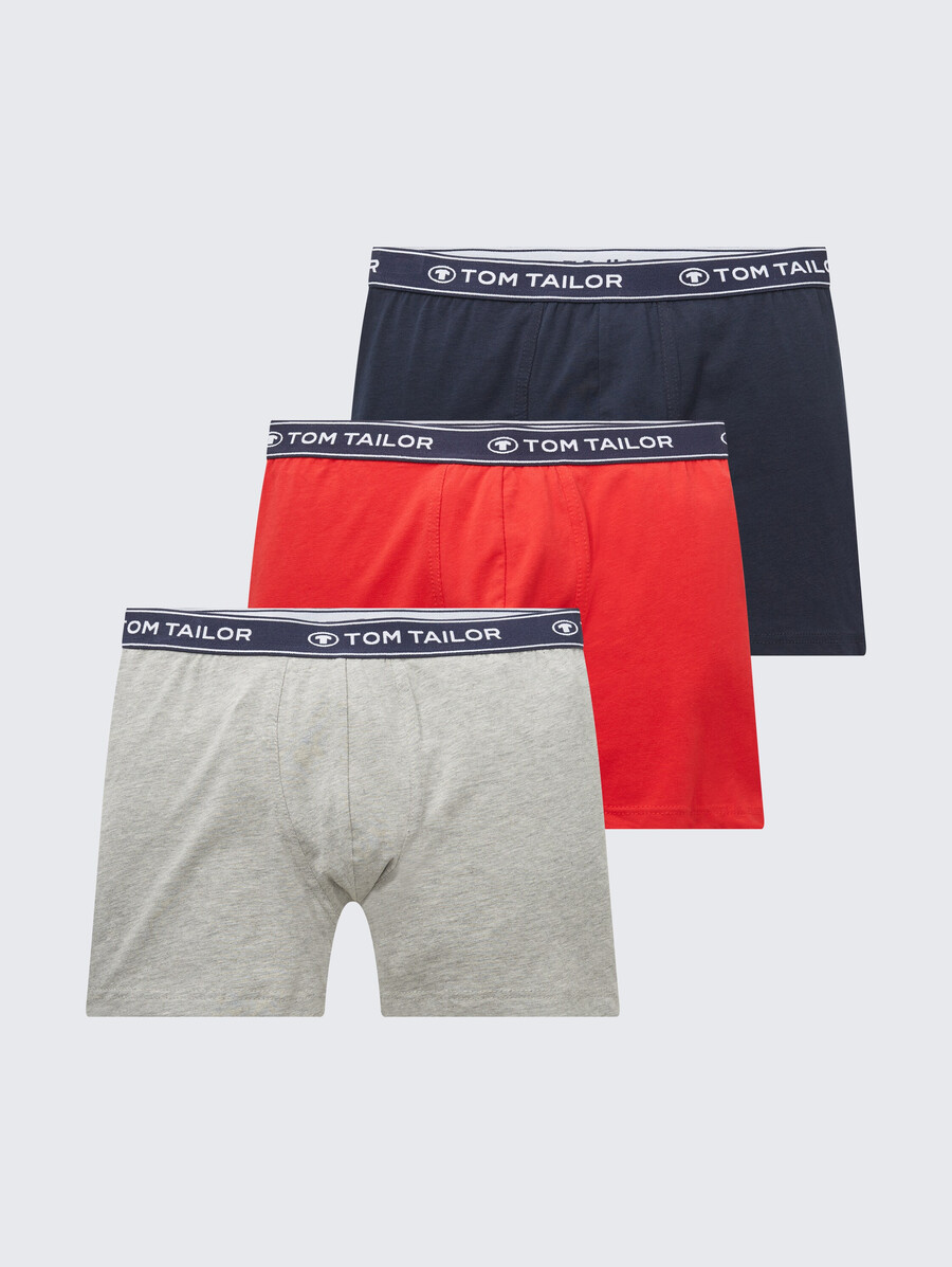 mittellange boxershorts im 3er-pack
