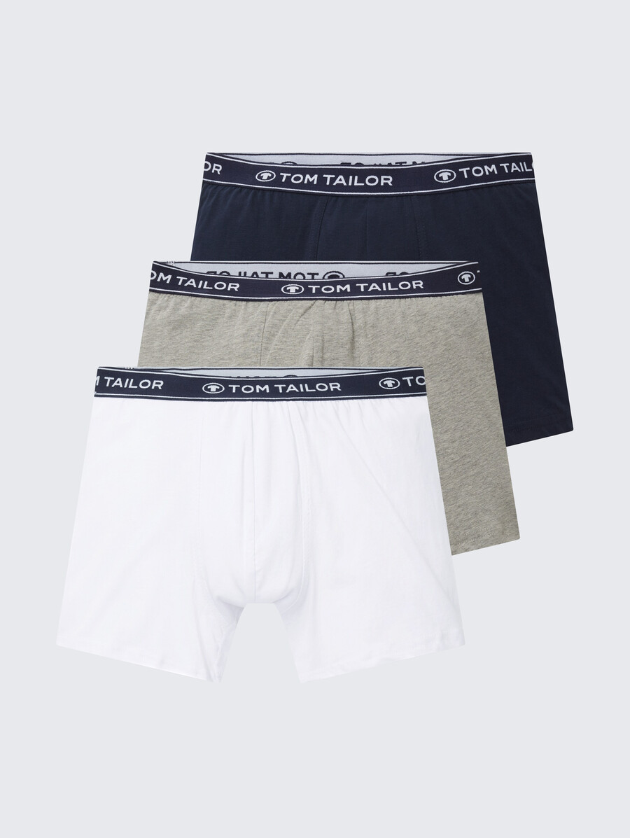 mittellange boxershorts im 3er-pack