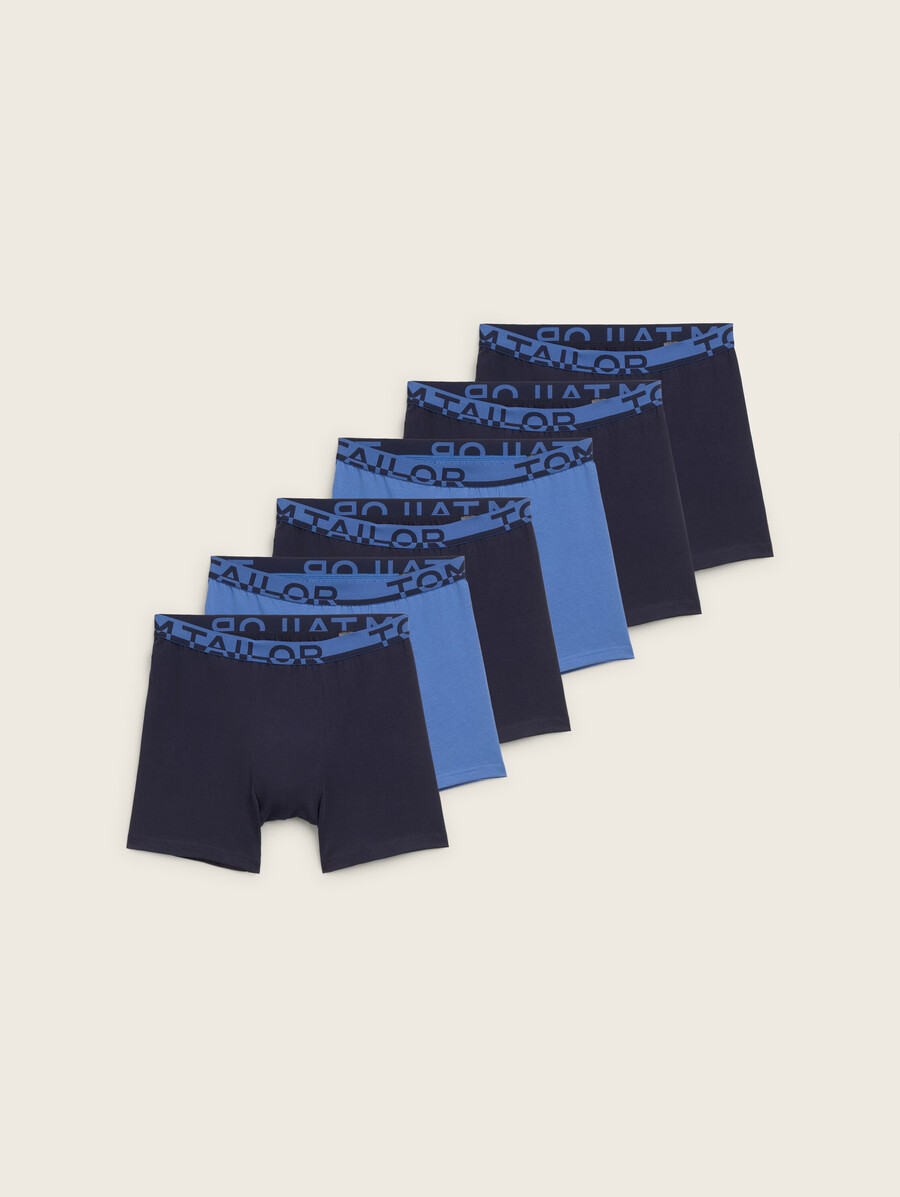 mittellange boxershorts im 6er-pack