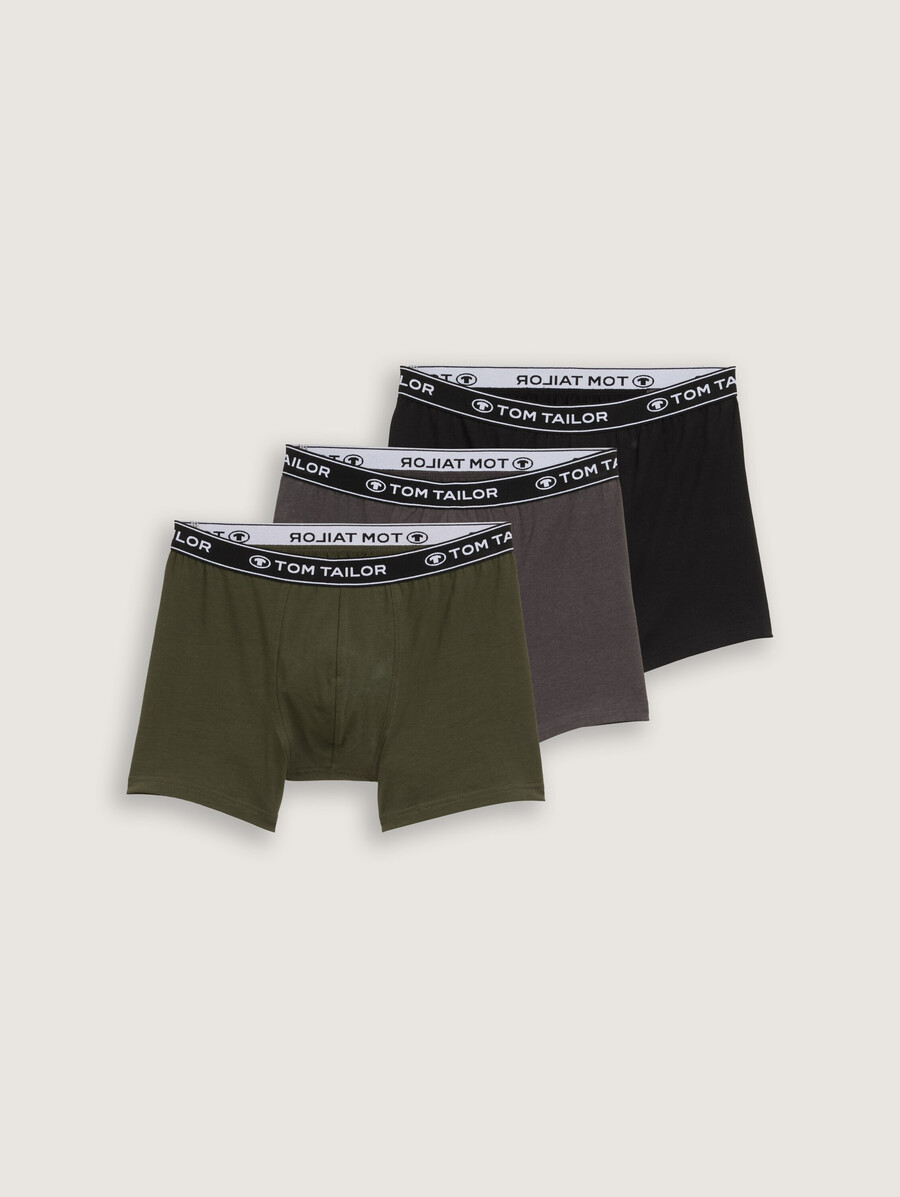 mittellange boxershorts im 3er-pack