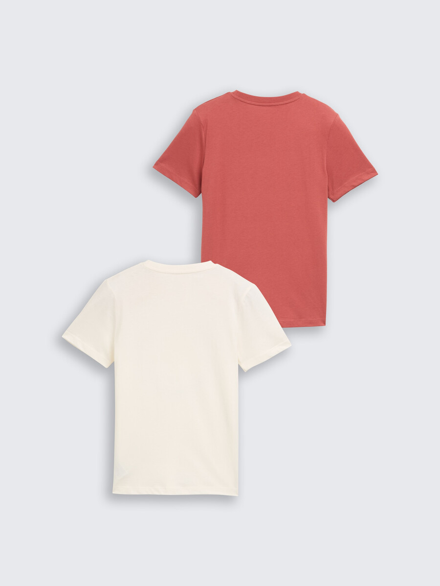 schmal geschnittenes t-shirt im 2er-pack