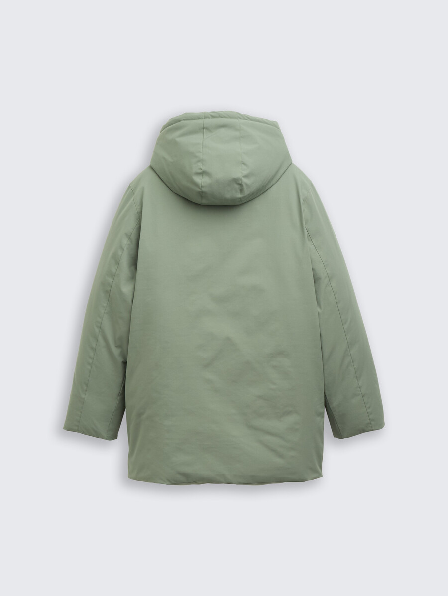 arktischer parka mit kapuze