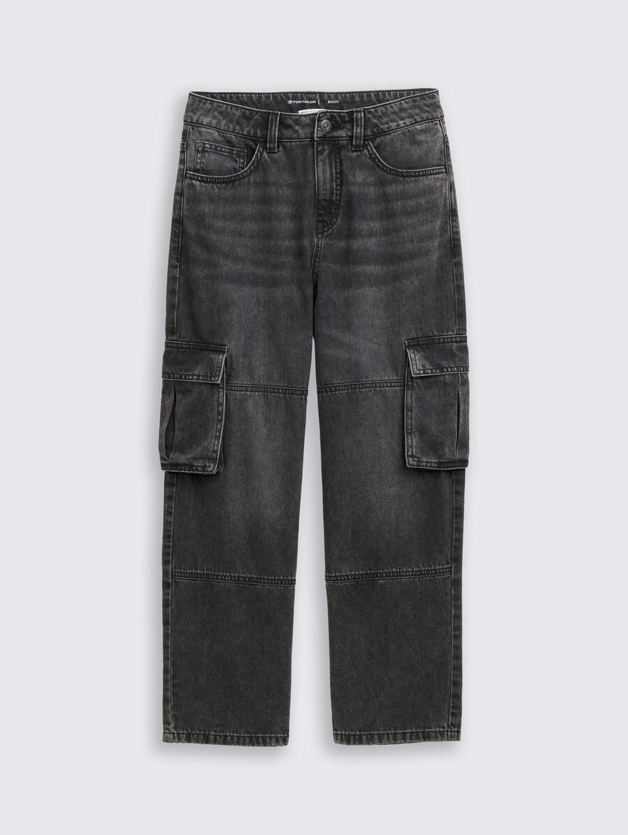 baggy cargo-jeans
