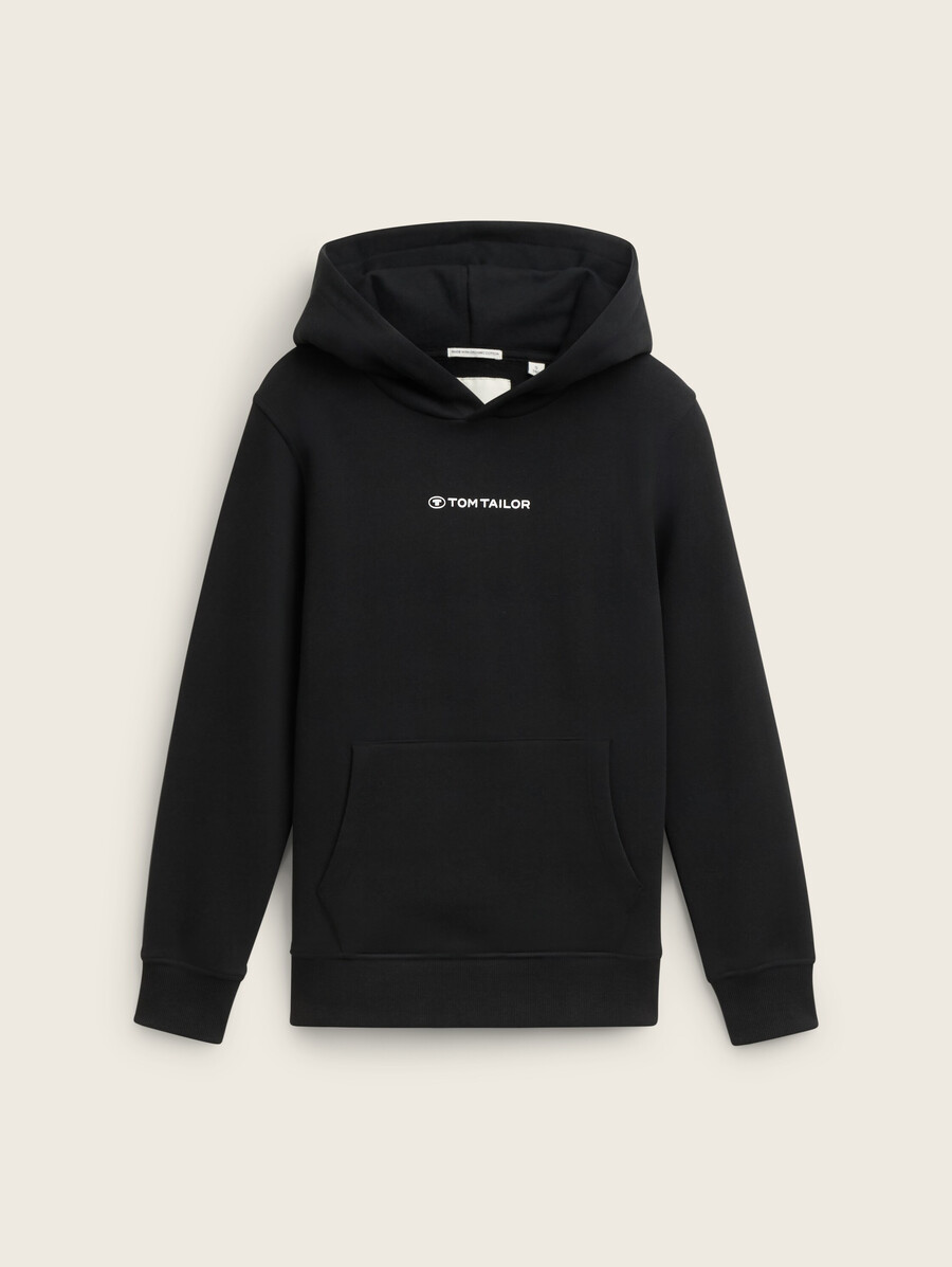 kapuzenpullover mit logodruck