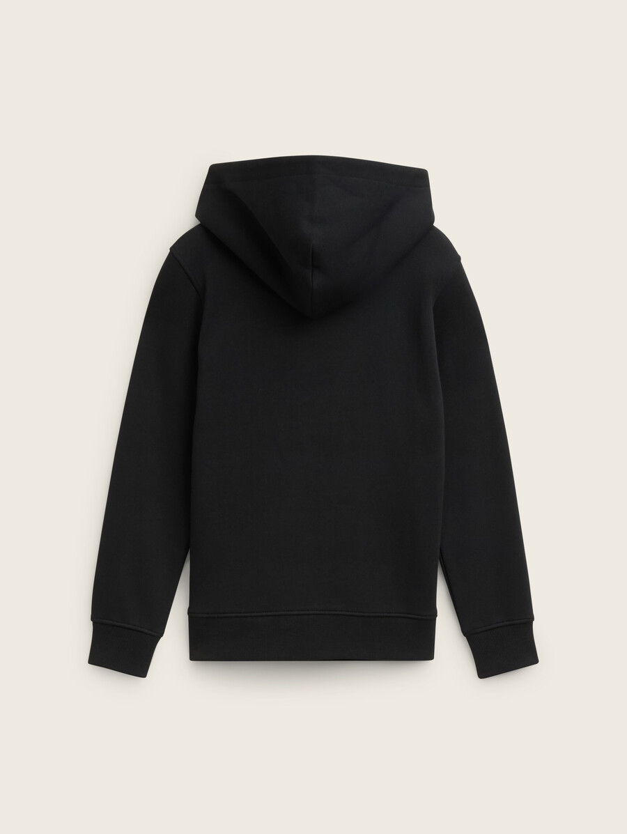 kapuzenpullover mit logodruck