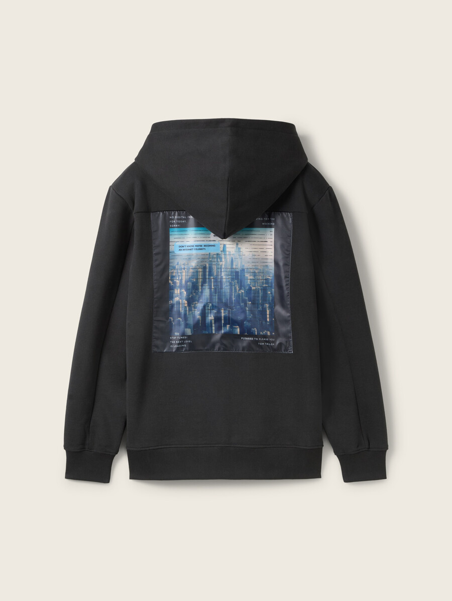 hoodie aus bio-baumwolle