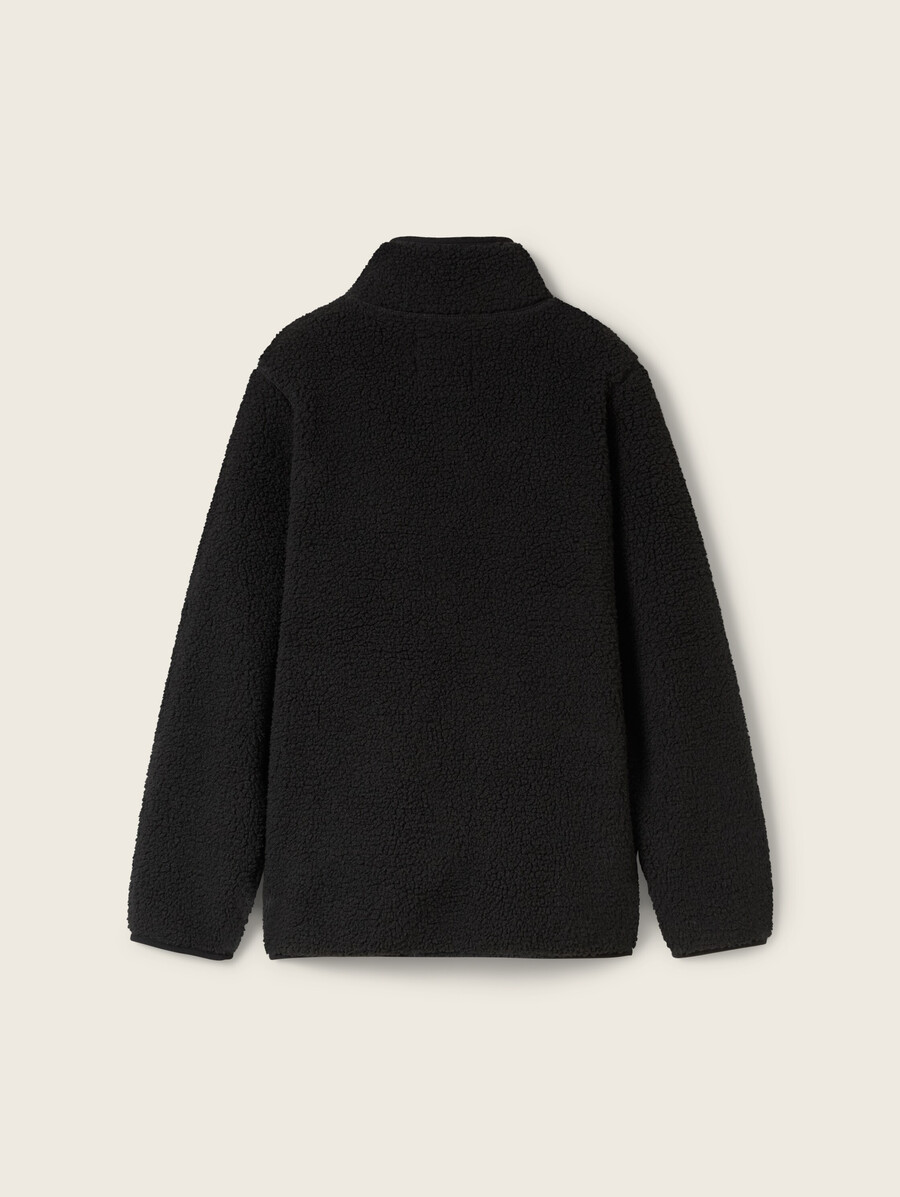teddyjacke mit stehkragen