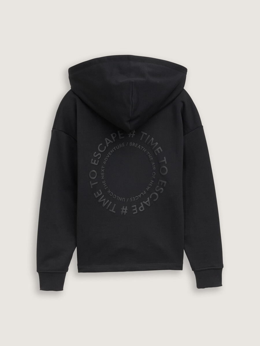 oversize-hoodie mit aufdruck