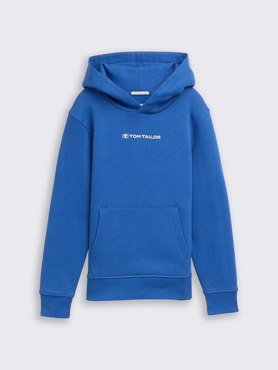 kapuzenpullover mit logodruck