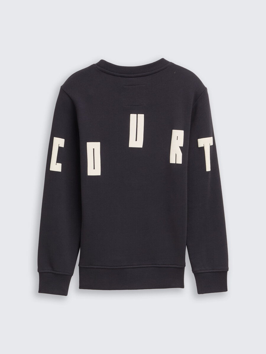 sweatshirt mit motivdruck