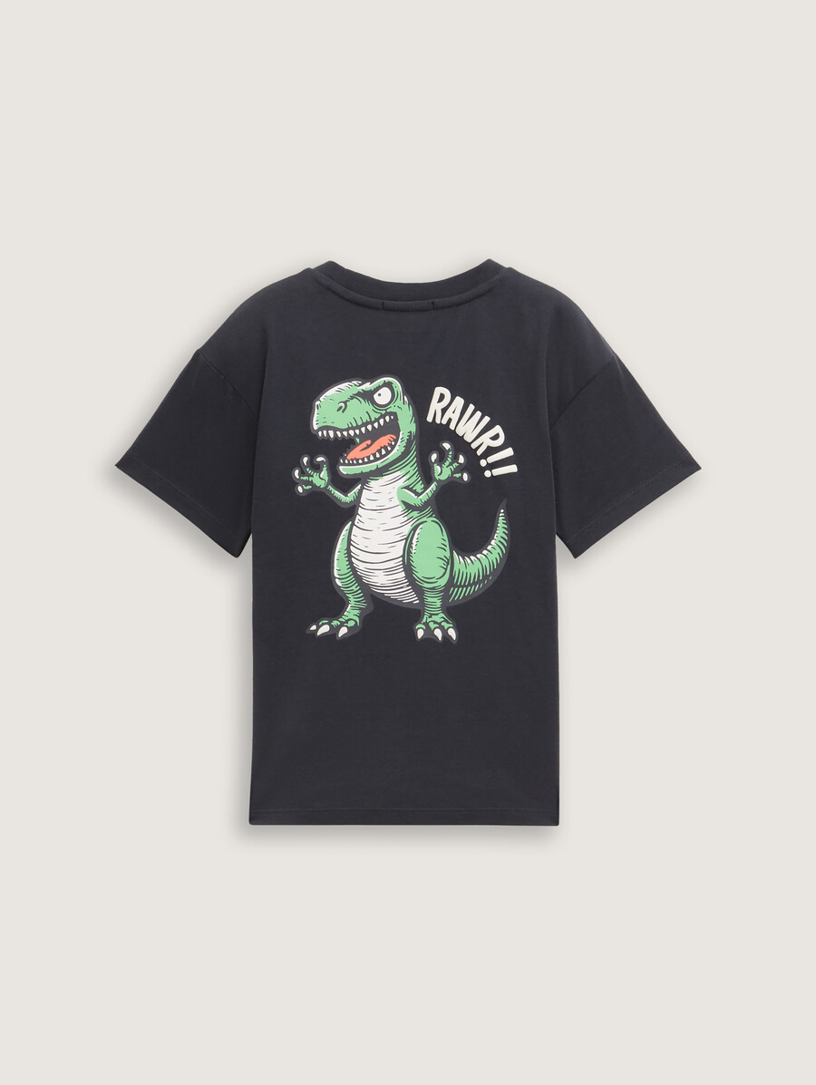 Übergroßes t-shirt mit aufdruck