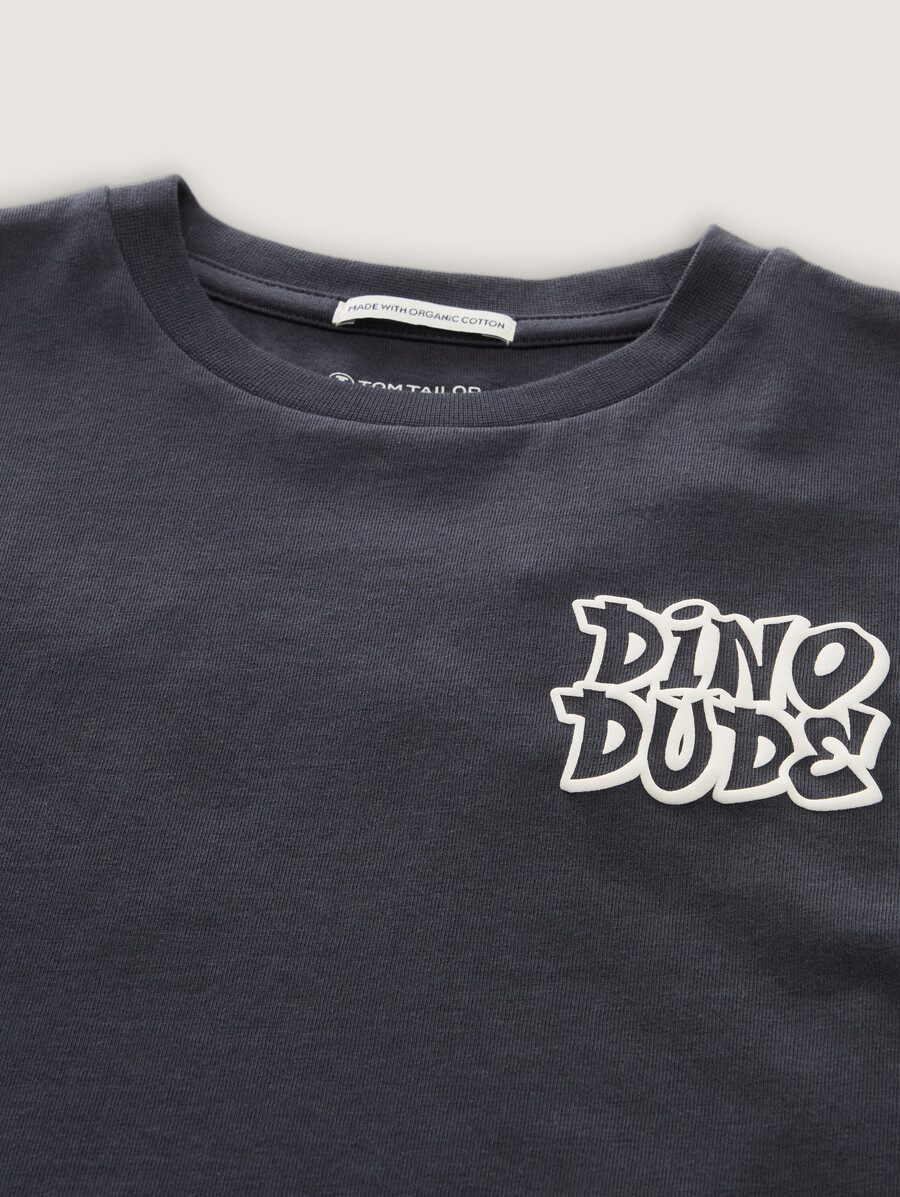 Übergroßes t-shirt mit aufdruck