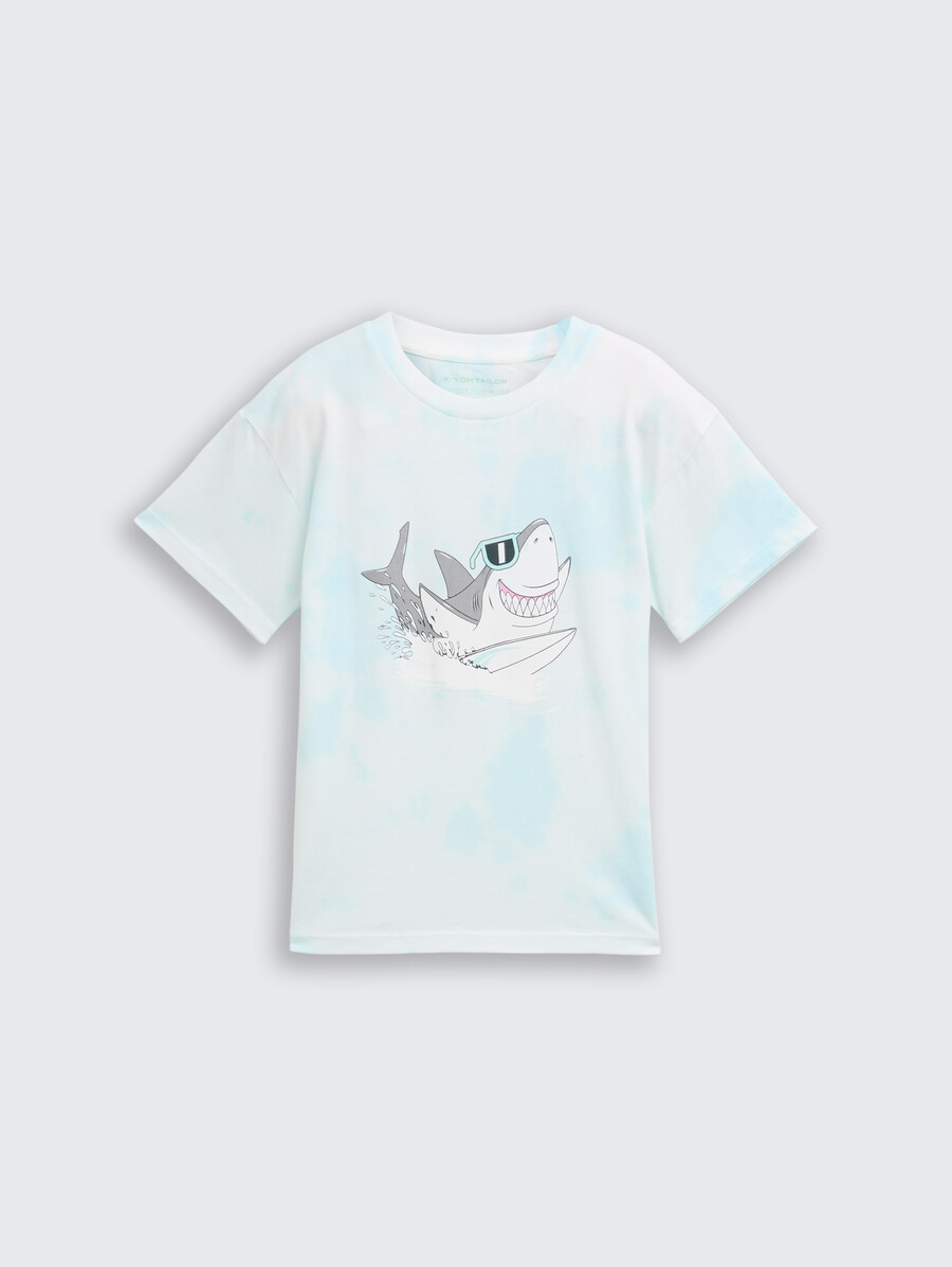 Übergroßes t-shirt mit aufdruck