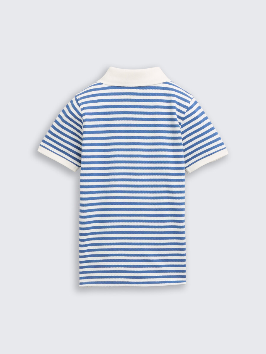 piqué-poloshirt mit stickerei