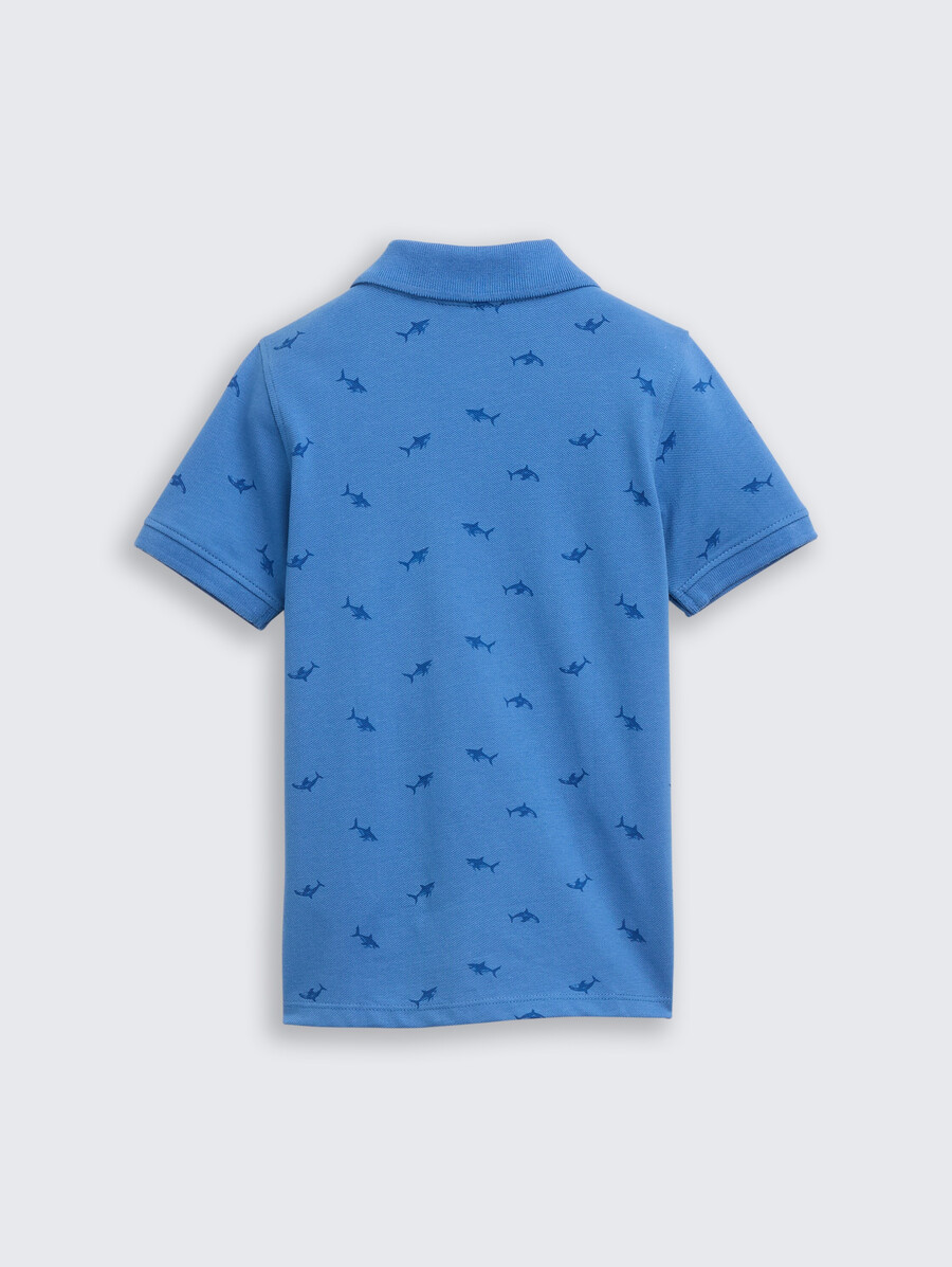 piqué-poloshirt mit stickerei