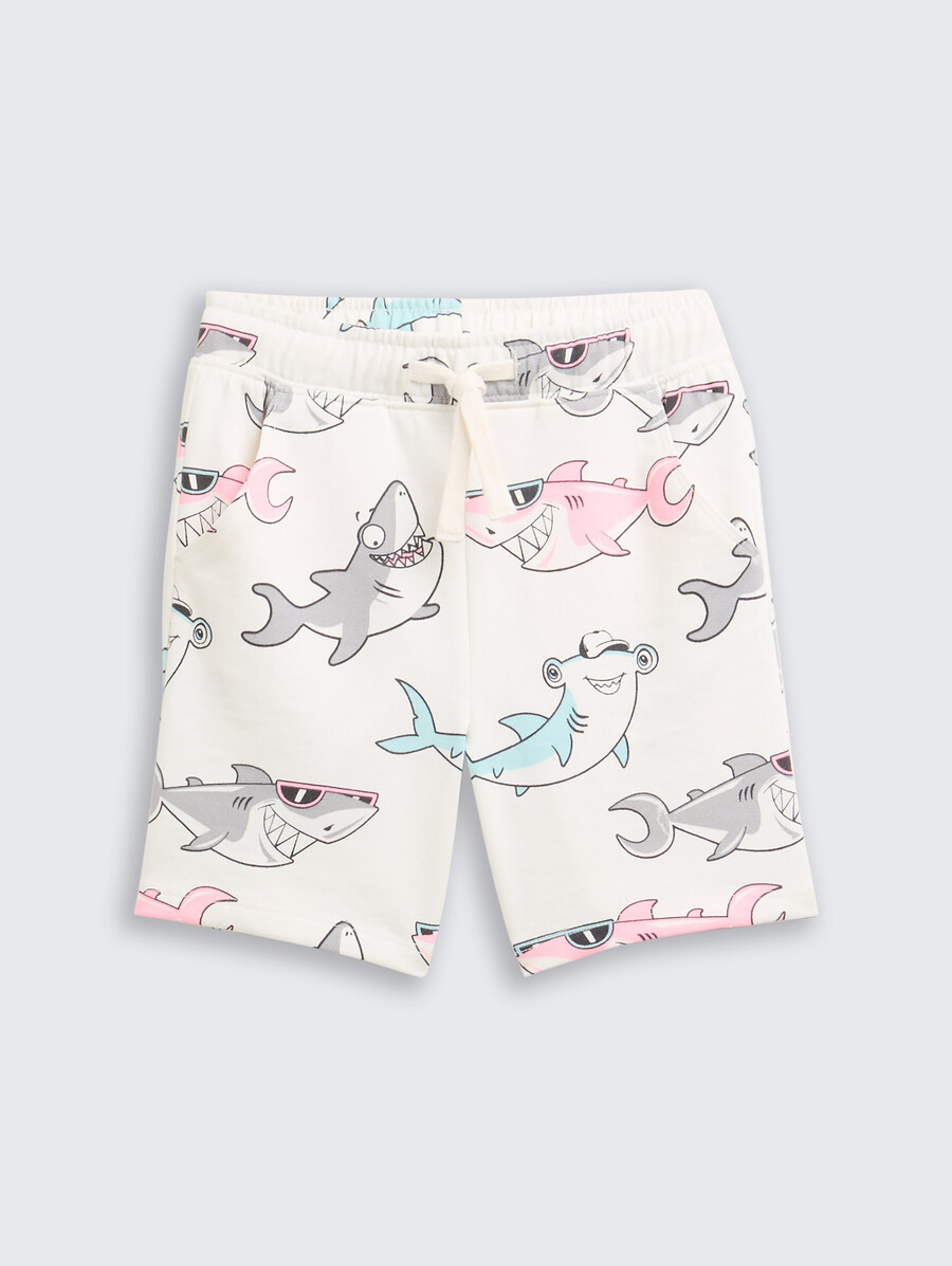 sweatshorts mit allover-print